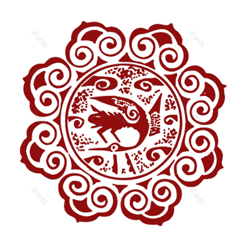 线条图片,底纹元素,古典PNG,剪纸图案免抠素材